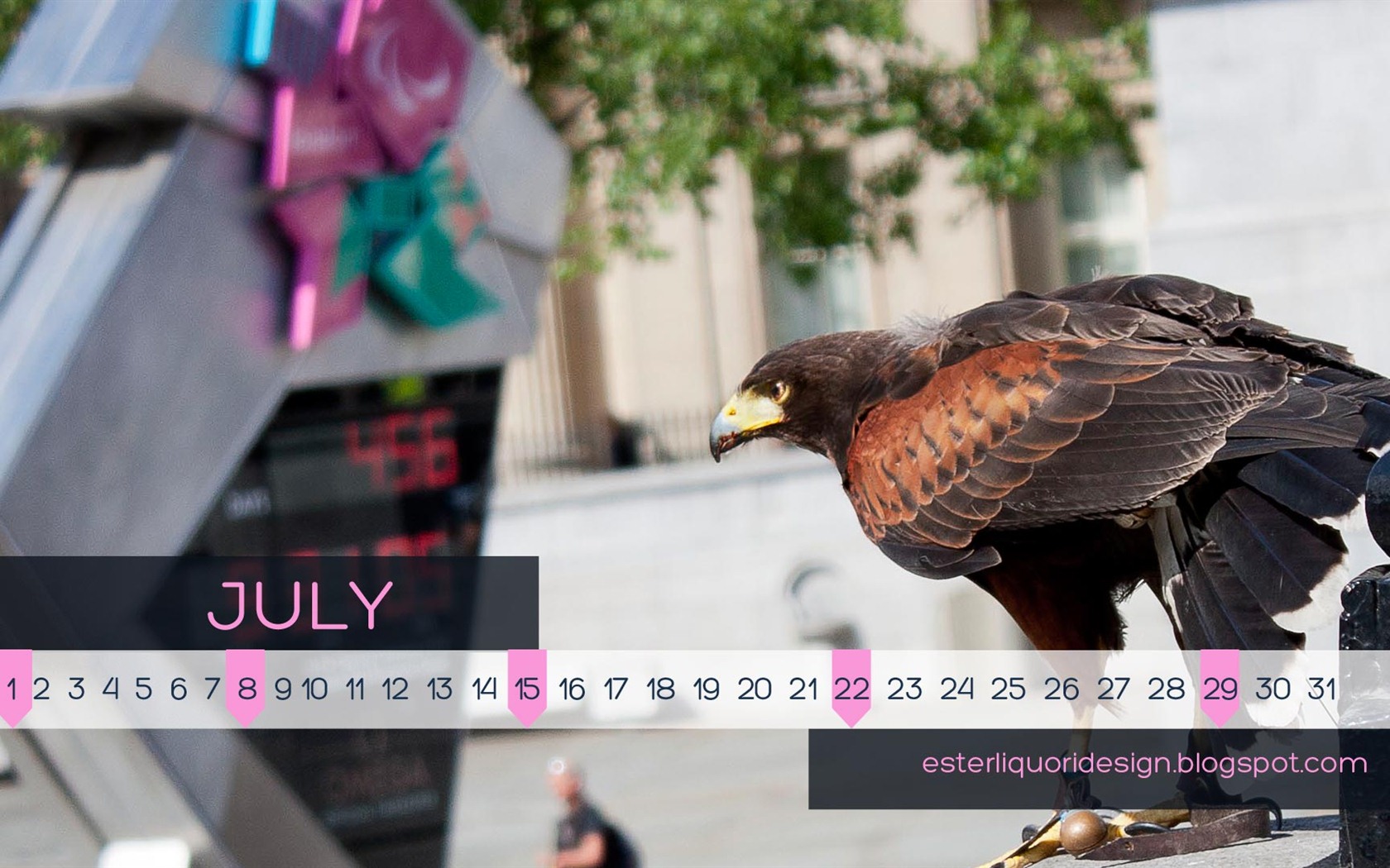 Juli 2012 Kalender Wallpapers (2) #2 - 1680x1050