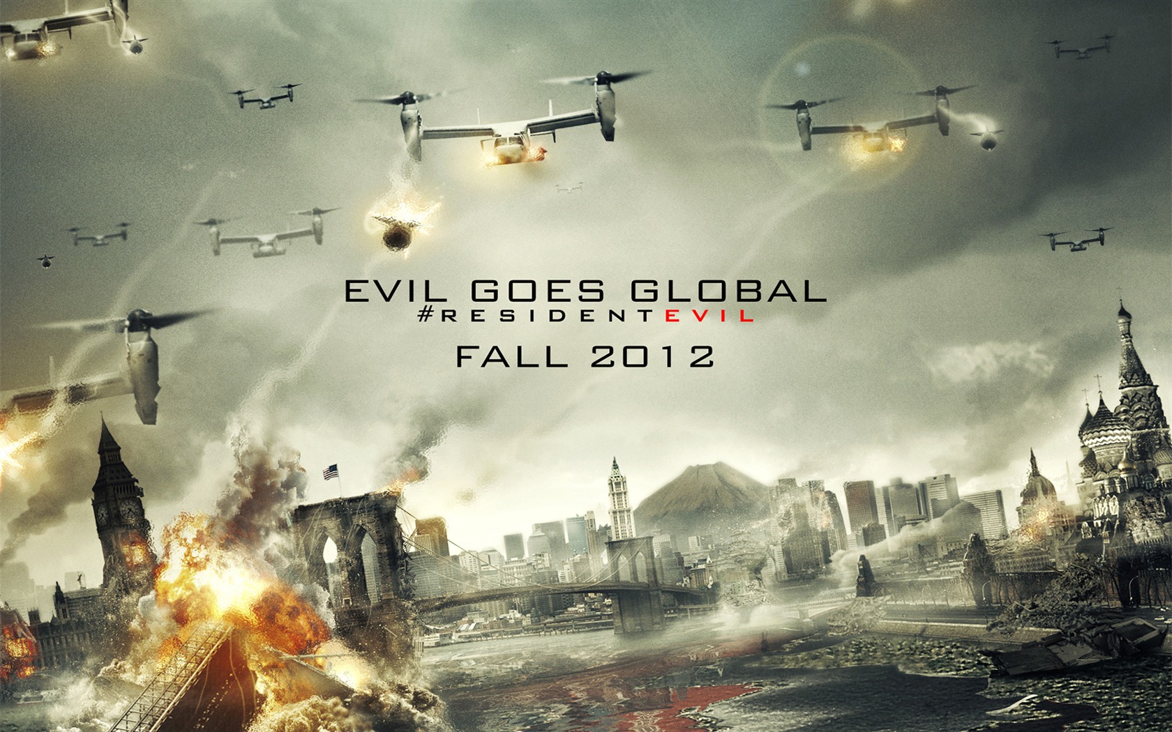 esident Evil: Retribution fonds d'écran HD #10 - 1680x1050