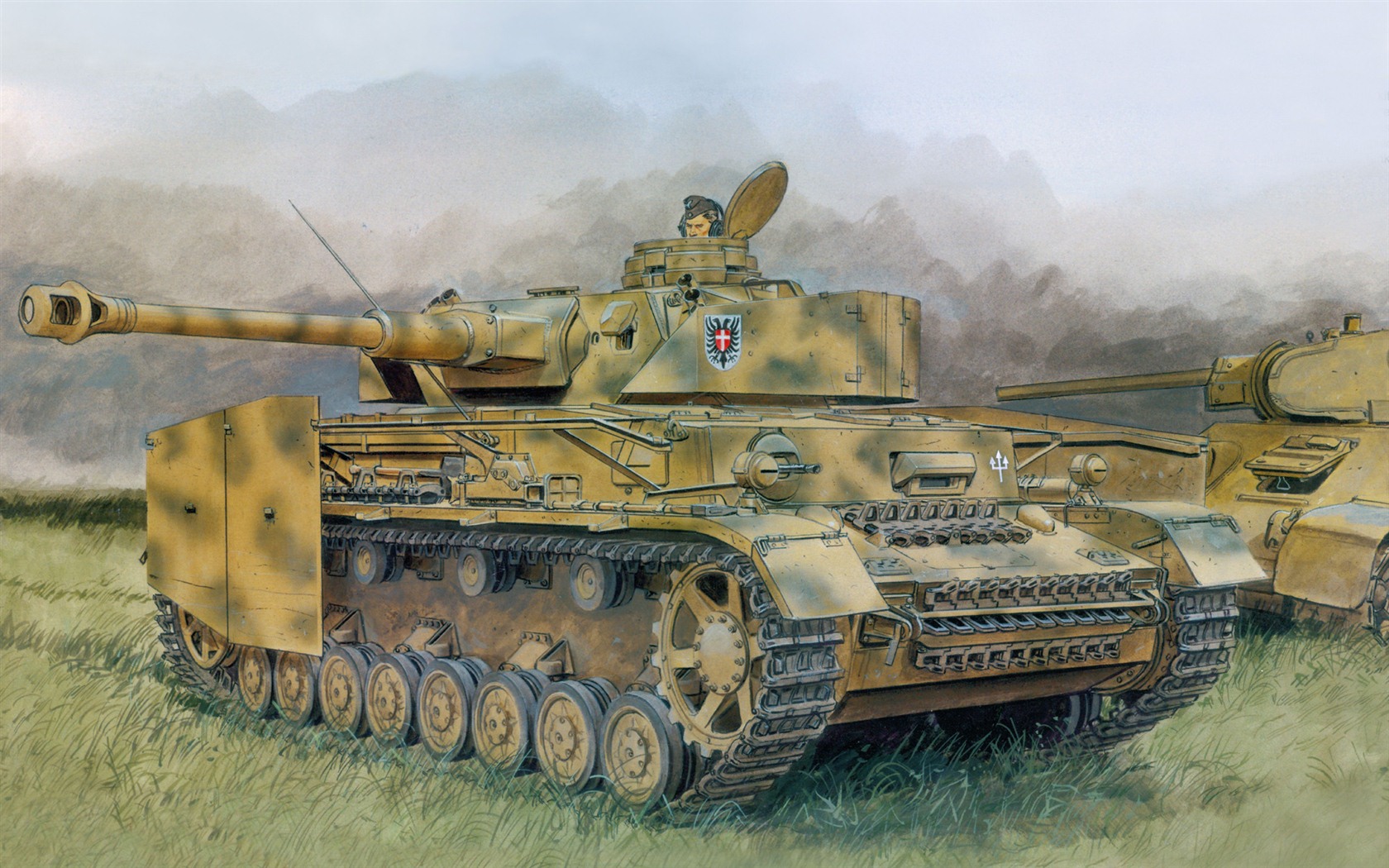 Militär Panzer, gepanzerte HD Malerei Tapeten #14 - 1680x1050