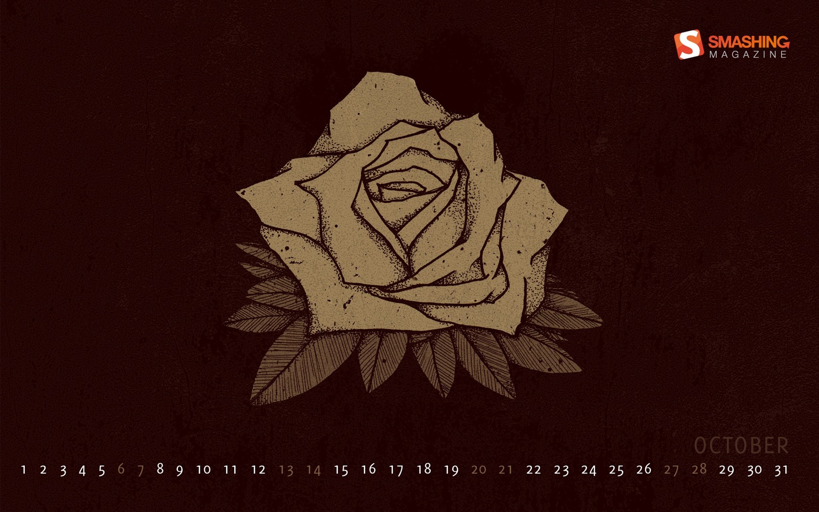 Oktober 2012 Kalender Wallpaper (2) #5 - 1680x1050