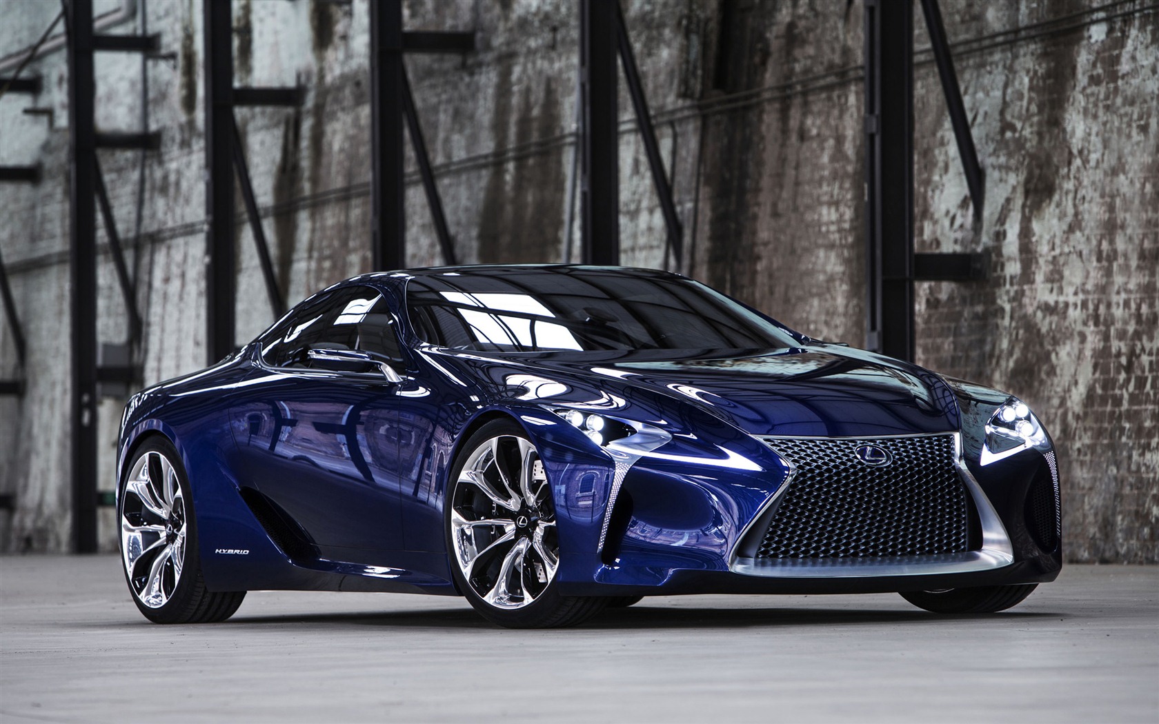 2012 Lexus LF-LC Concept Bleu fonds d'écran HD #4 - 1680x1050
