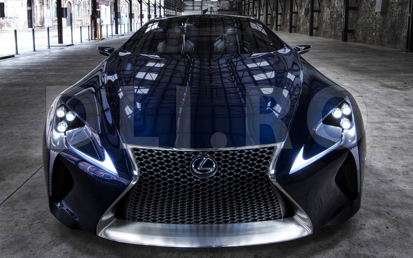 2012 Lexus LF-LC Modré koncepce HD Tapety na plochu #15 - 1680x1050