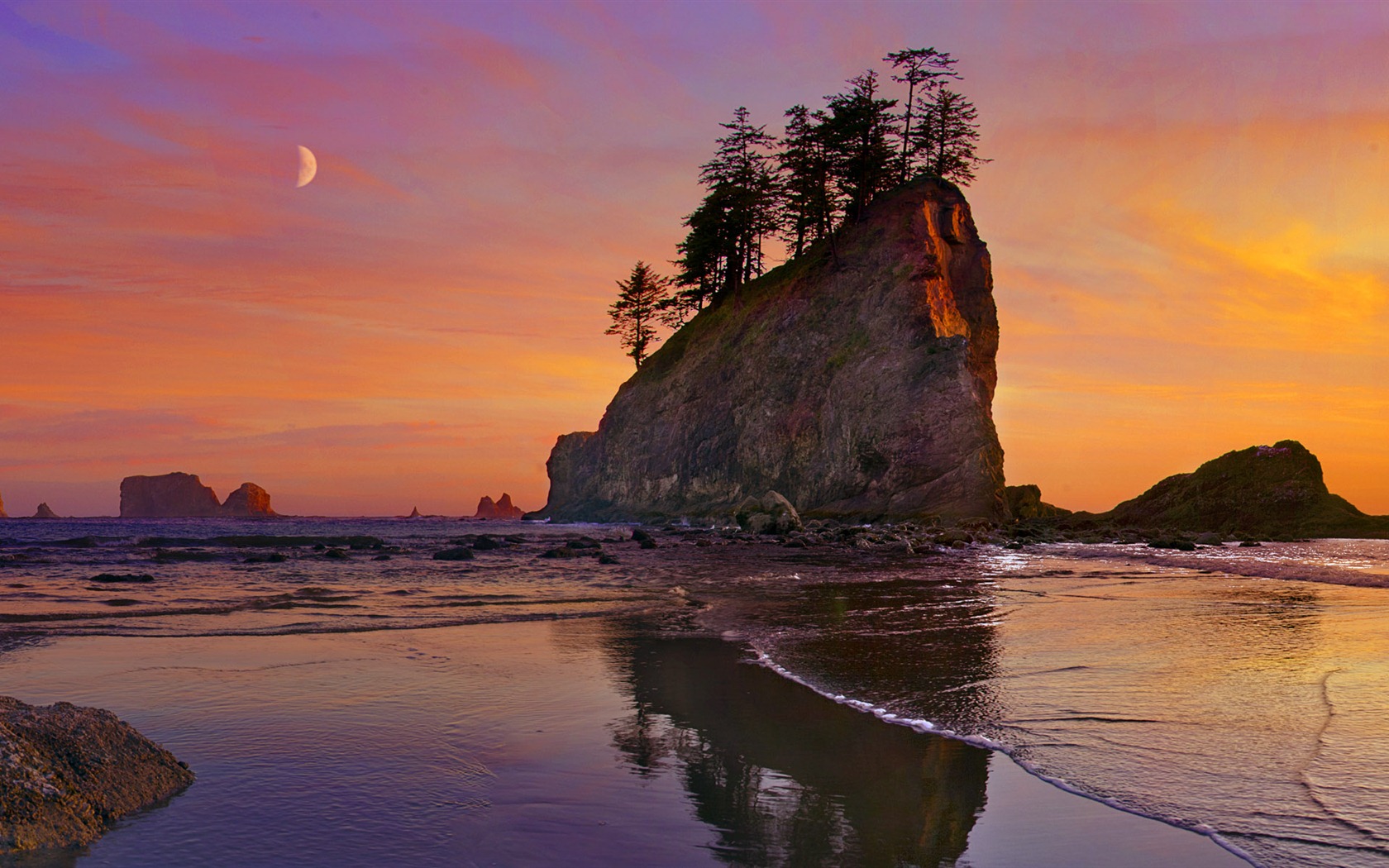 Windows 8 official panoramic wallpaper, cityscapes, Bridge, Horizon #1 - 1680x1050