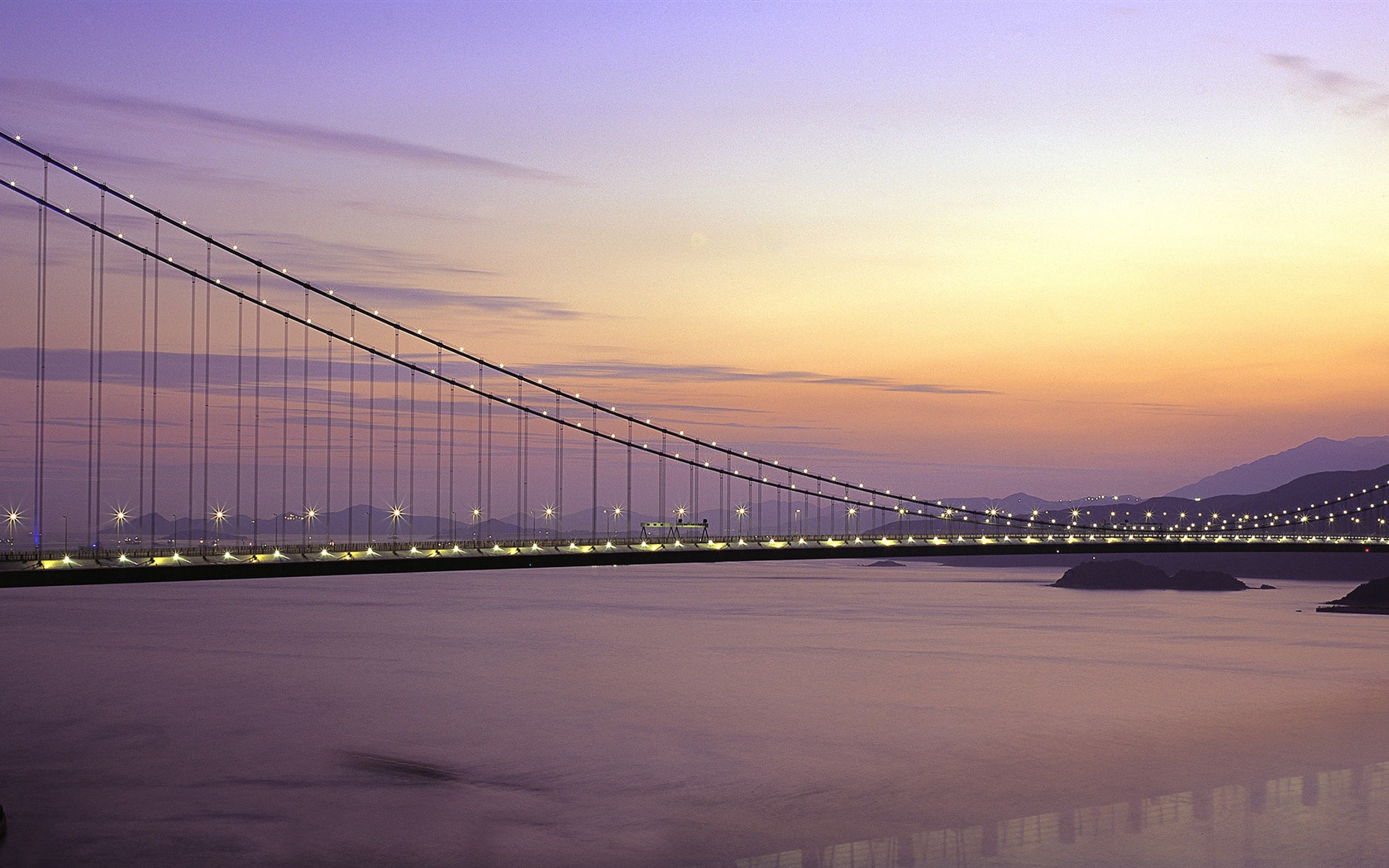 Windows 8 oficiální panoramatické tapety, cityscapes, Bridge, Horizon #3 - 1680x1050