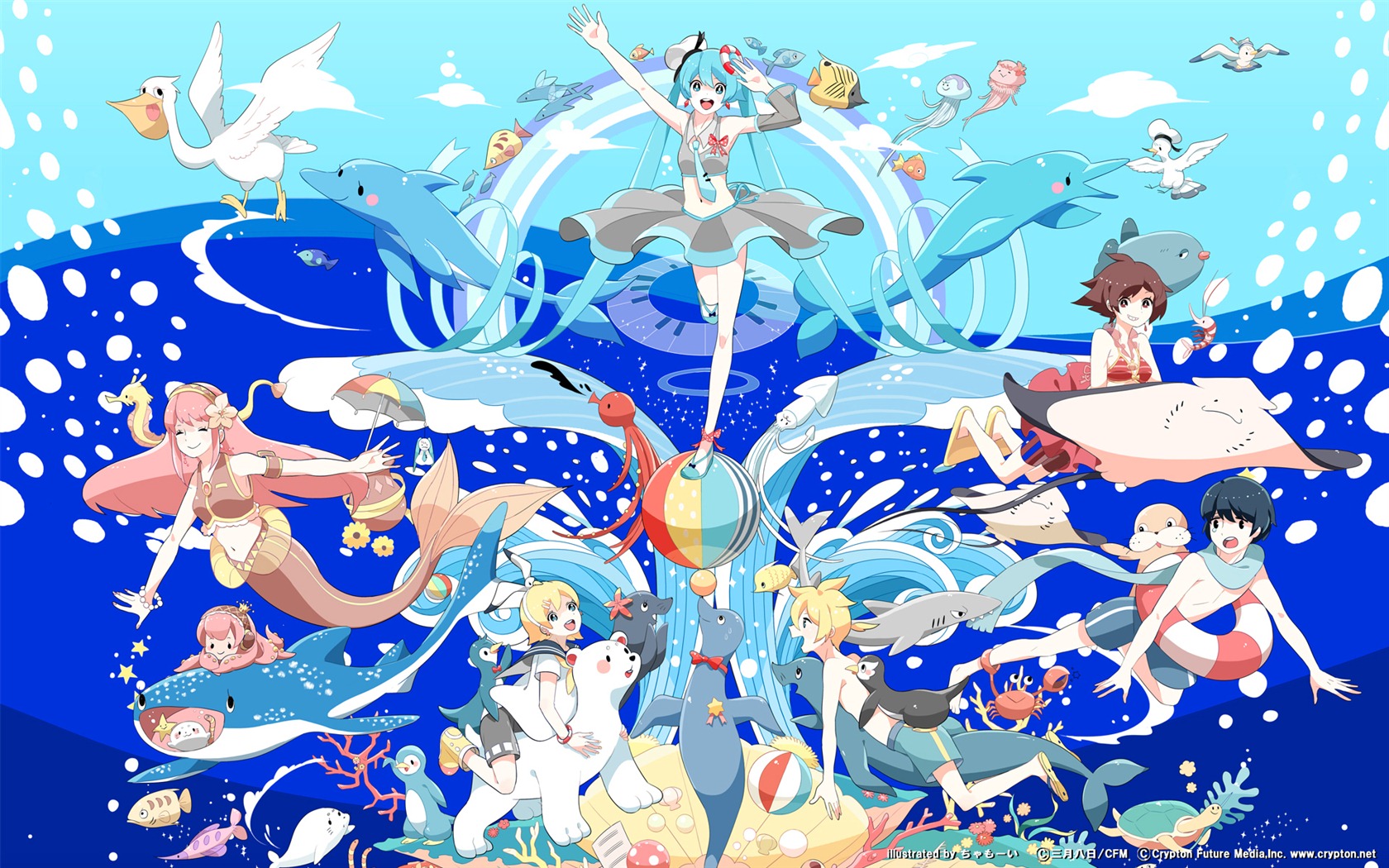 Hatsune Miku series wallpaper (5) #5 - 1680x1050