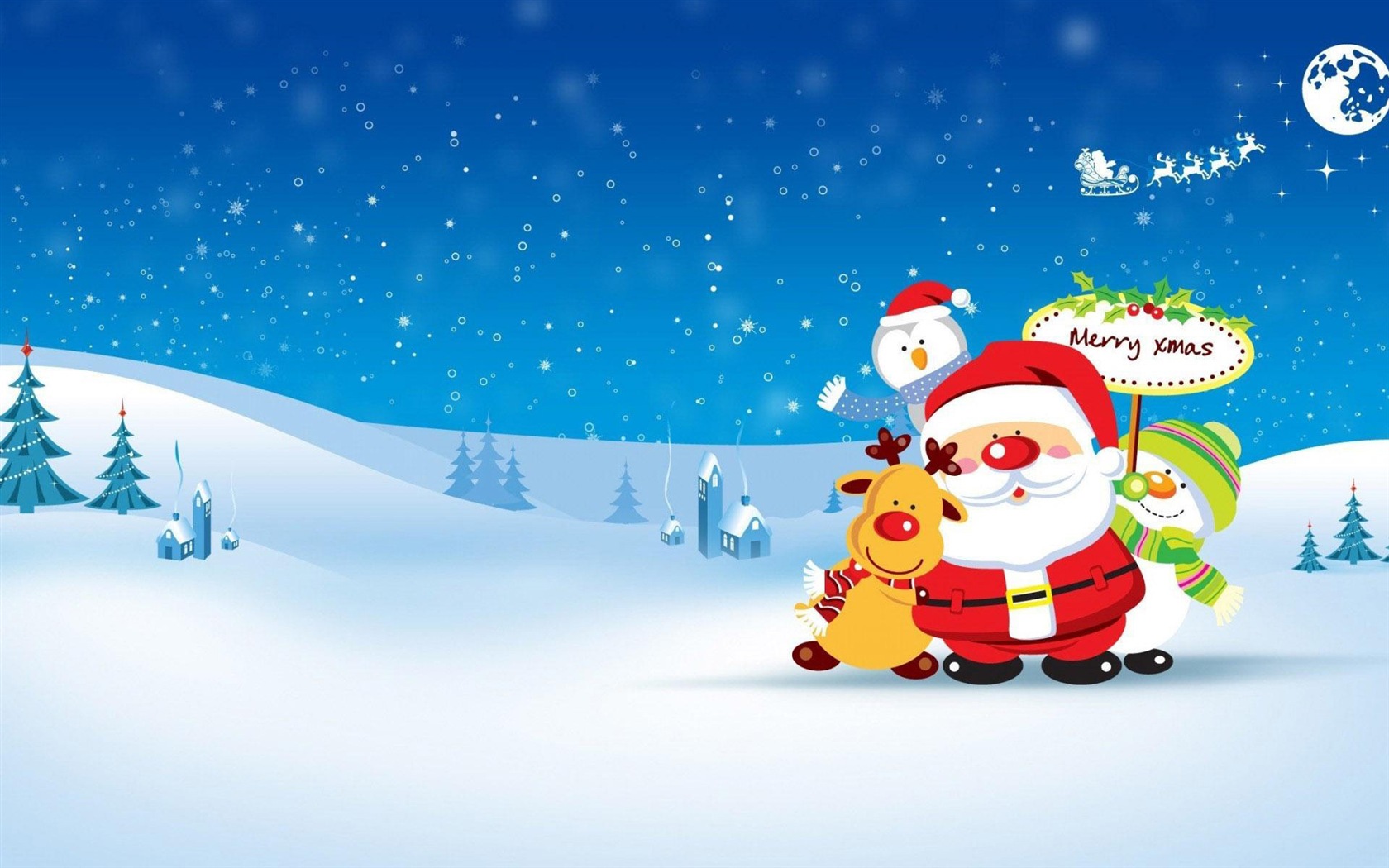 Joyeux Noël Fond d'écran HD vedette #17 - 1680x1050