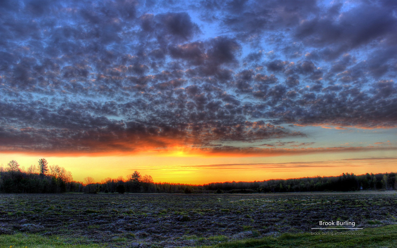 Fonds d'écran Windows 8: Painted Skies #7 - 1680x1050