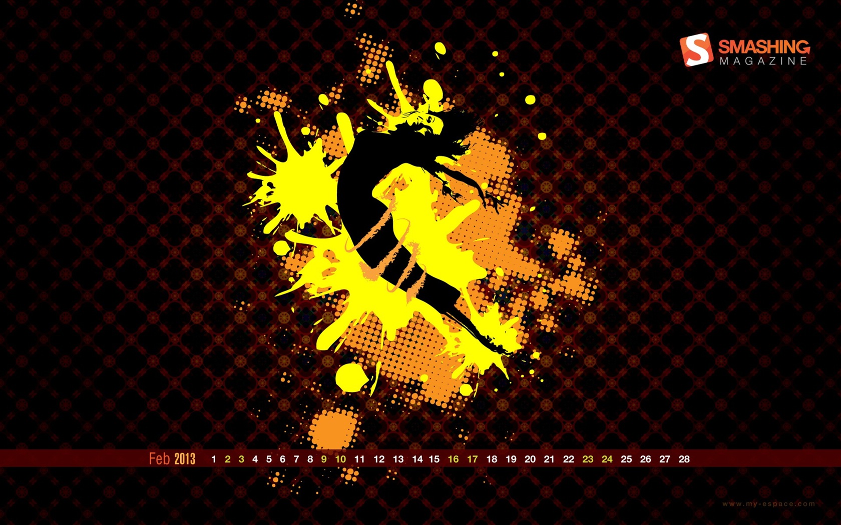 February 2013 Calendar wallpaper (1) #11 - 1680x1050
