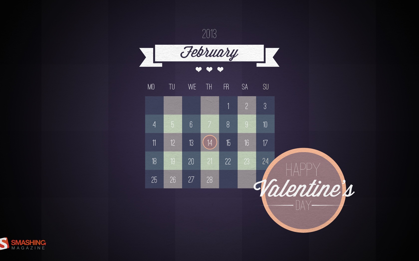 02 2013 Calendar fondo de pantalla (1) #19 - 1680x1050