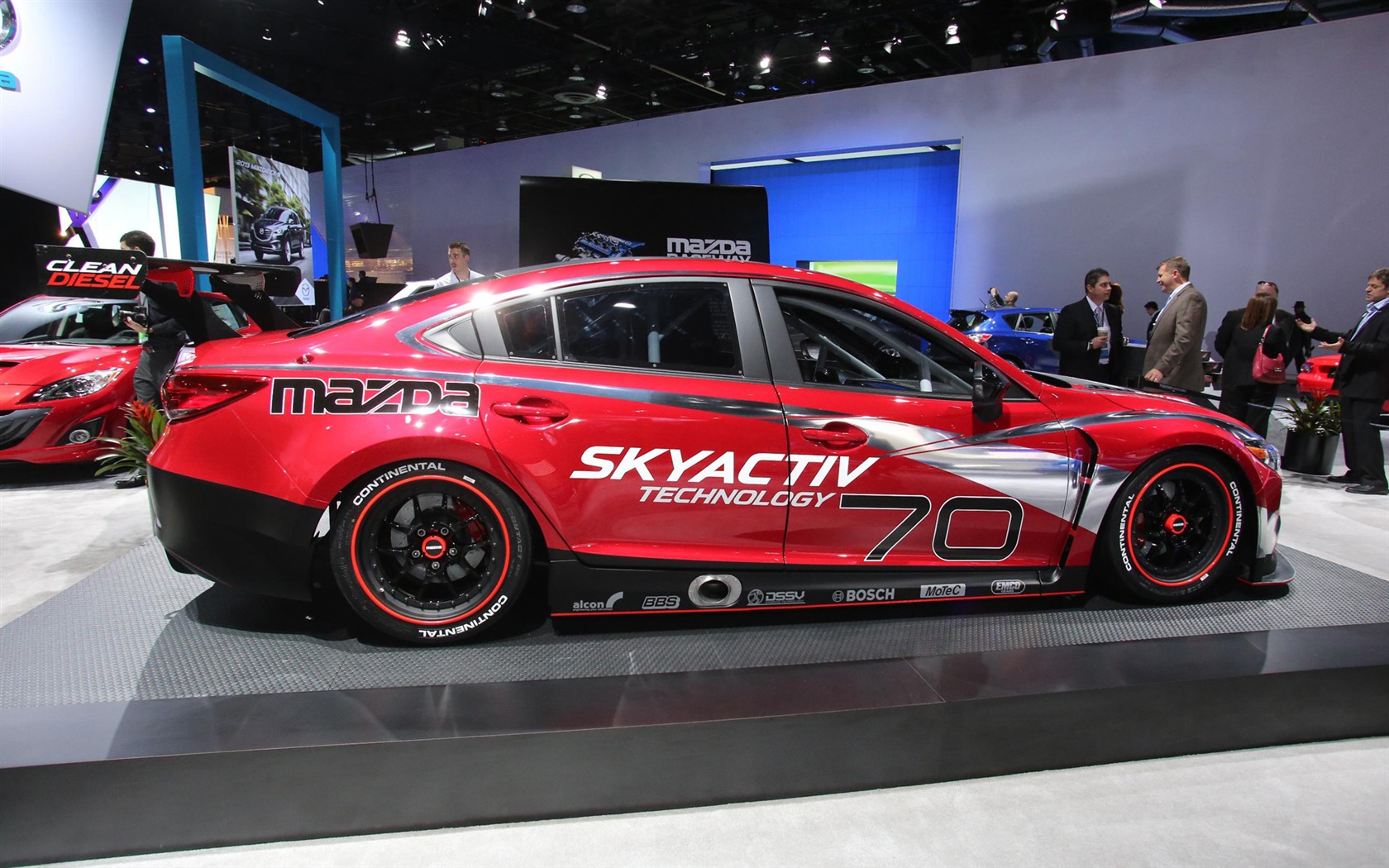 2013 Mazda 6 Skyactiv-D race car 马自达 高清壁纸2 - 1680x1050