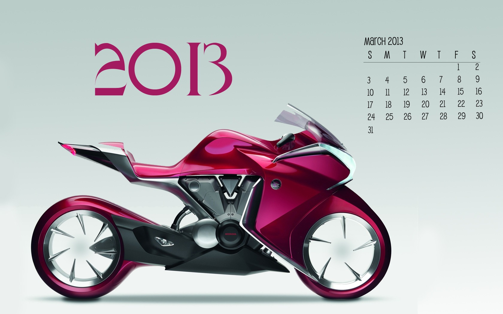 März 2013 Kalender Wallpaper (2) #19 - 1680x1050