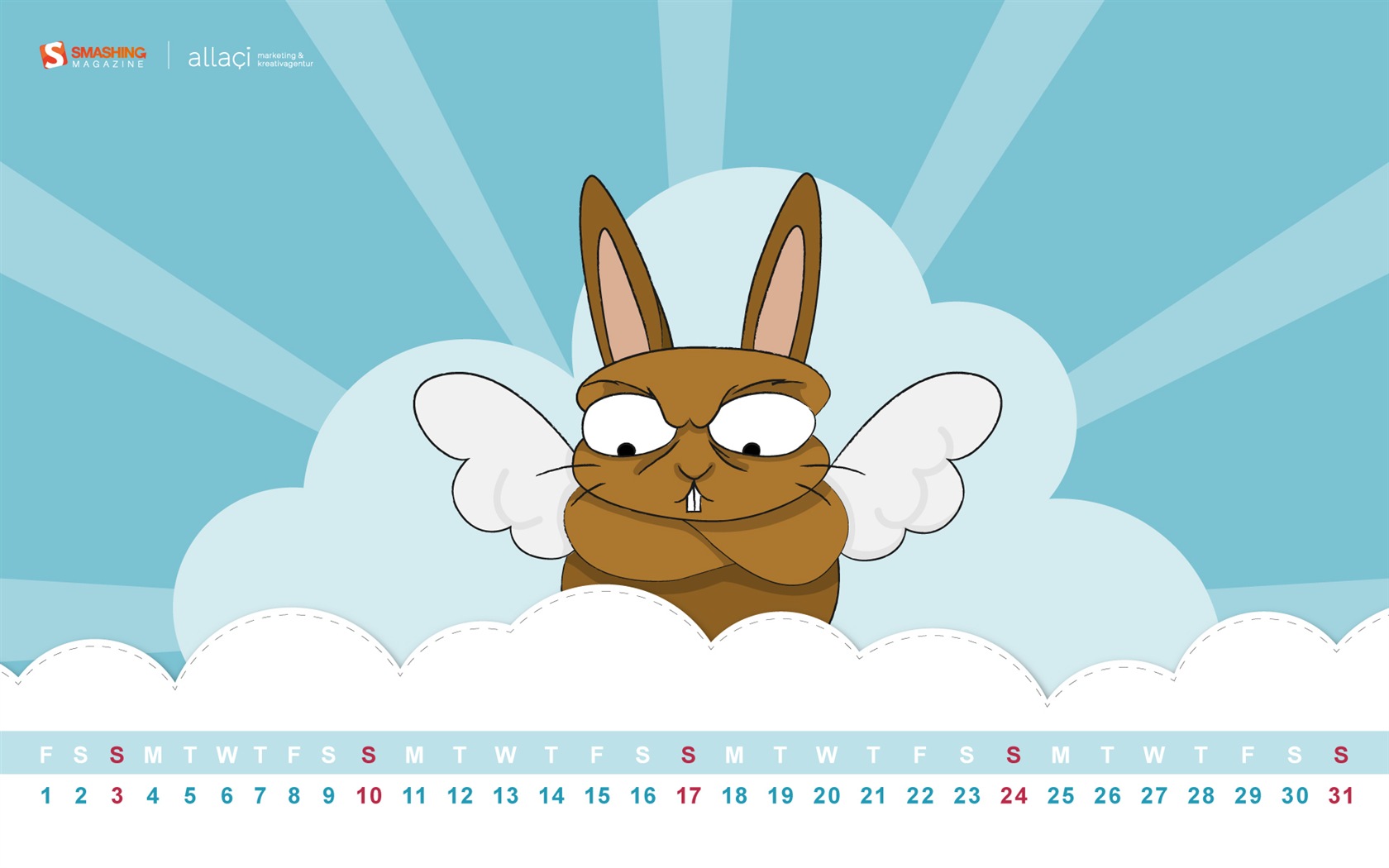 2013年3月 月曆壁紙(一) #18 - 1680x1050
