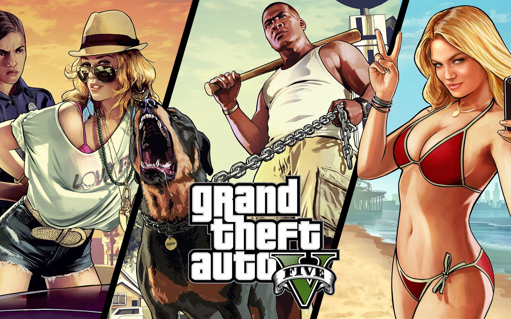 Grand Theft Auto V 俠盜獵車手5 高清遊戲壁紙 #17 - 1680x1050