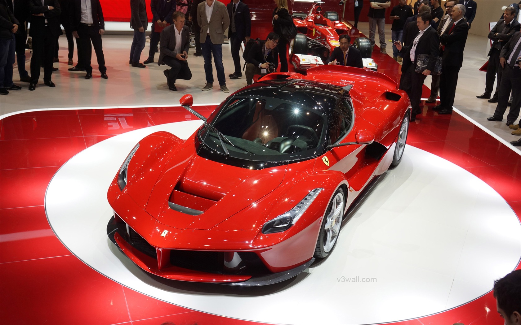 2013 페라리 LaFerrari 붉은 supercar HD 배경 화면 #12 - 1680x1050