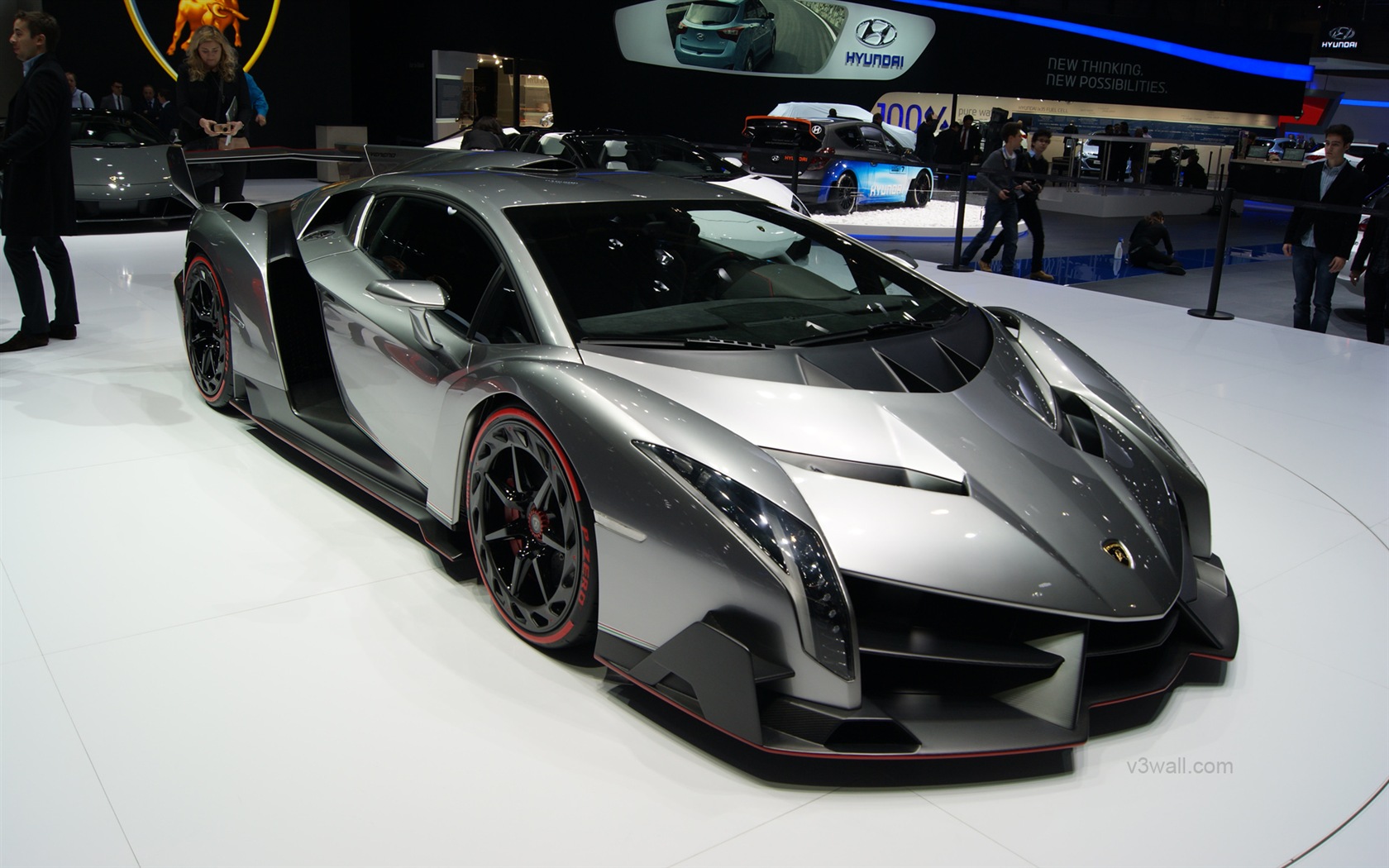 2013 Lamborghini Veneno superdeportivo de lujo HD fondos de pantalla #18 - 1680x1050