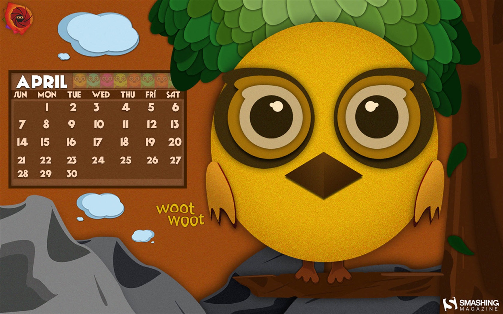 April 2013 Calendar wallpaper (2) #26 - 1680x1050