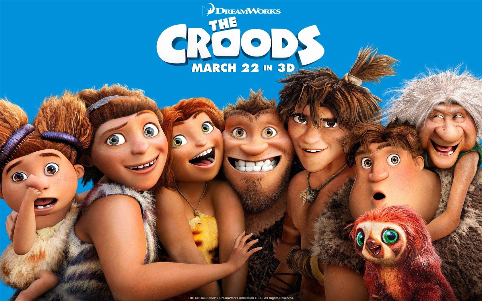 The Croods 疯狂原始人 高清电影壁纸3 - 1680x1050