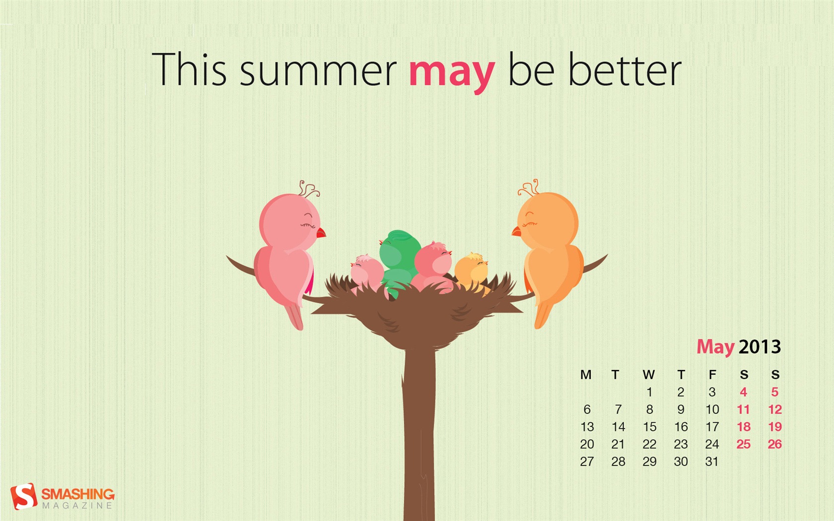 May 2013 calendar wallpaper (1) #9 - 1680x1050