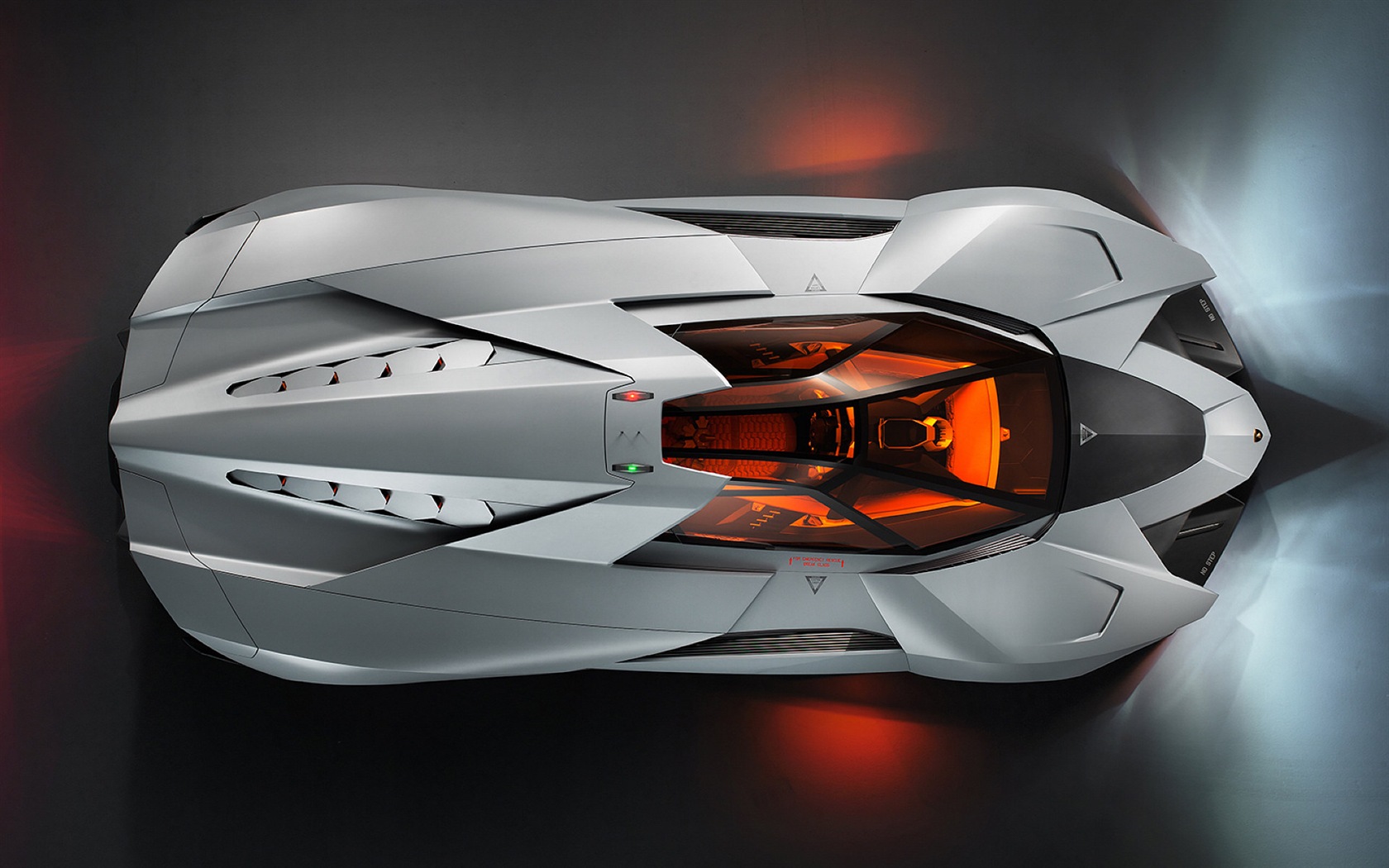 Lamborghini Concept Egoista supersport HD tapety na plochu #2 - 1680x1050