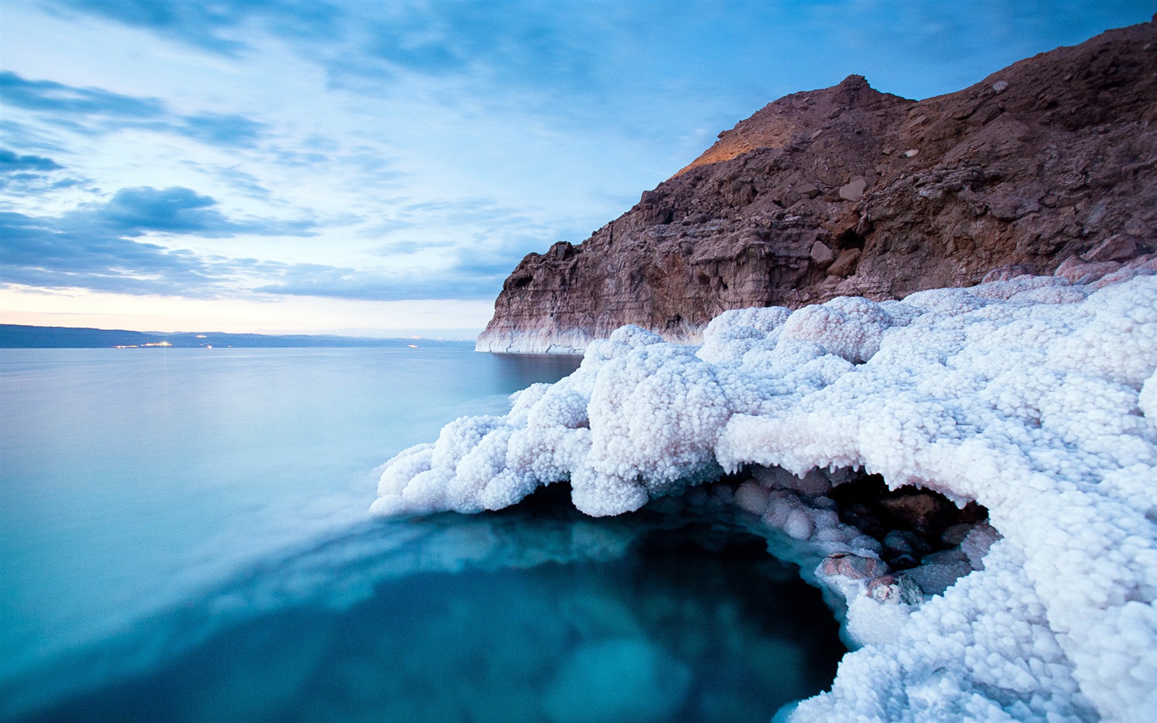 Mrtvé moře krásné scenérie HD Tapety na plochu #13 - 1680x1050