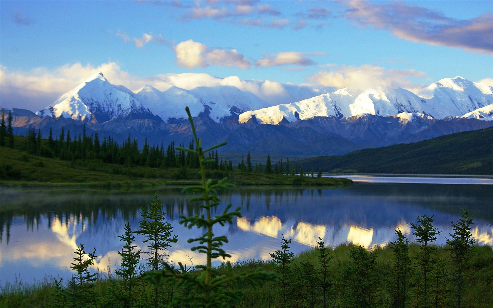 Denali National Park 丹那利国家公园 高清风景壁纸2 - 1680x1050