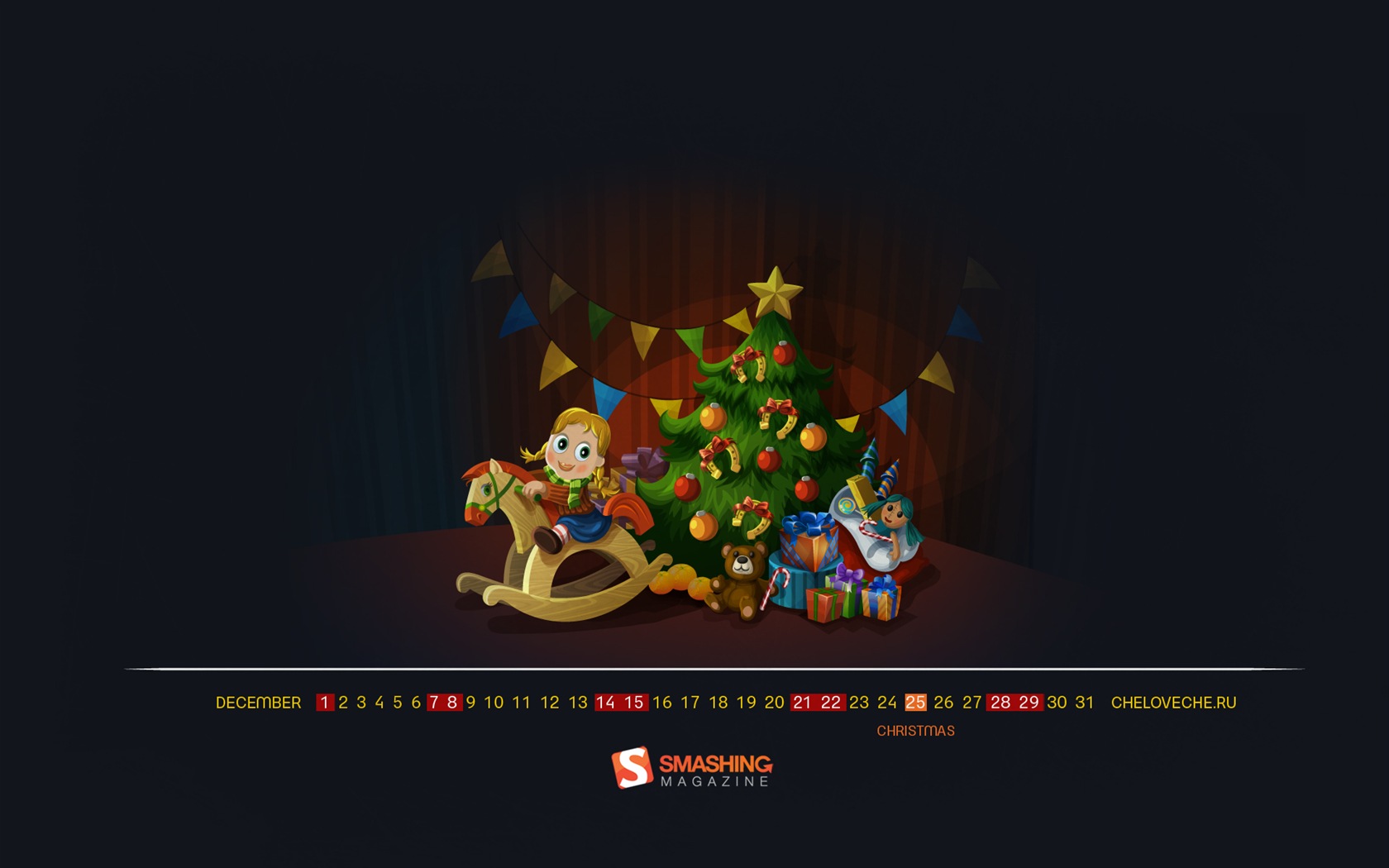 December 2013 Calendar wallpaper (2) #20 - 1680x1050