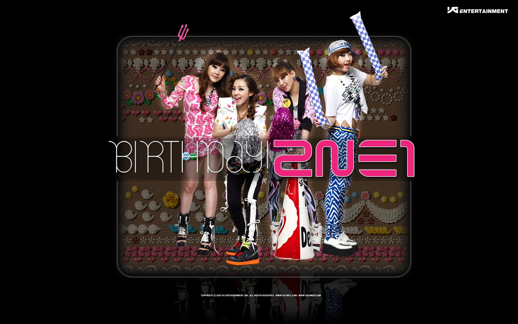 韓國音樂女孩組合 2NE1 高清壁紙 #18 - 1680x1050