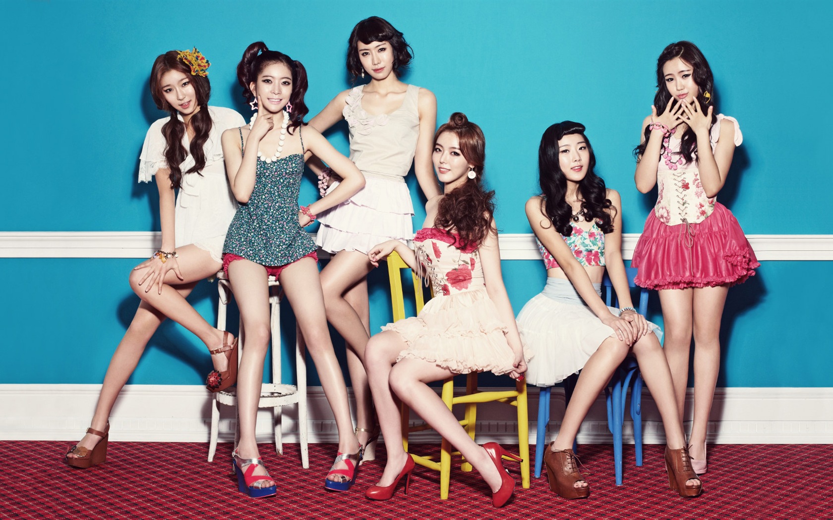 DalShabet Korean music beautiful girls HD wallpapers #6 - 1680x1050