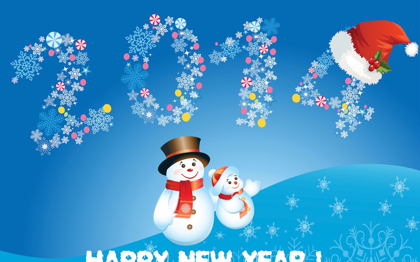 2014 New Year Theme HD Wallpapers (1) #17 - 1680x1050