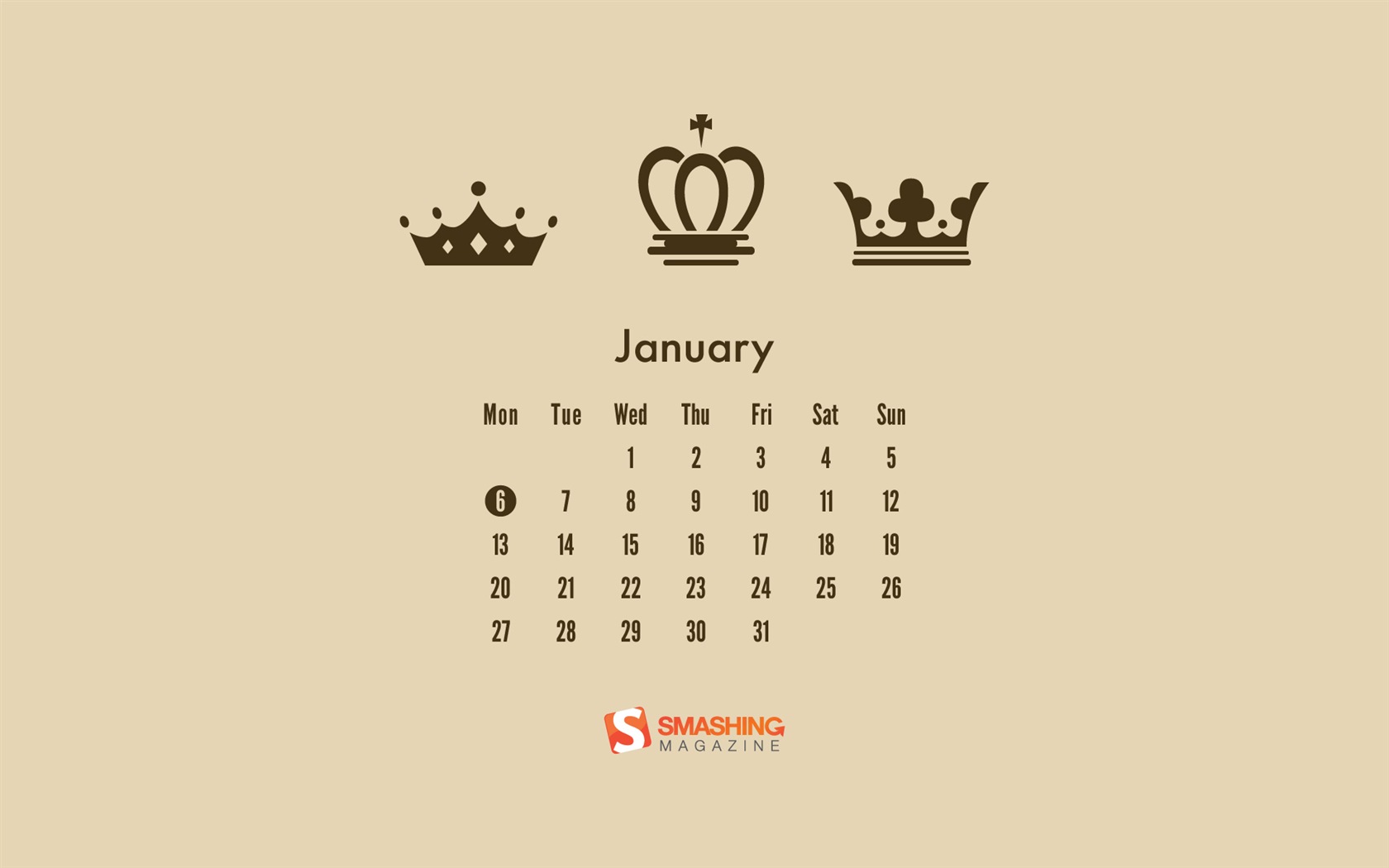 Januar 2014 Kalender Wallpaper (2) #14 - 1680x1050