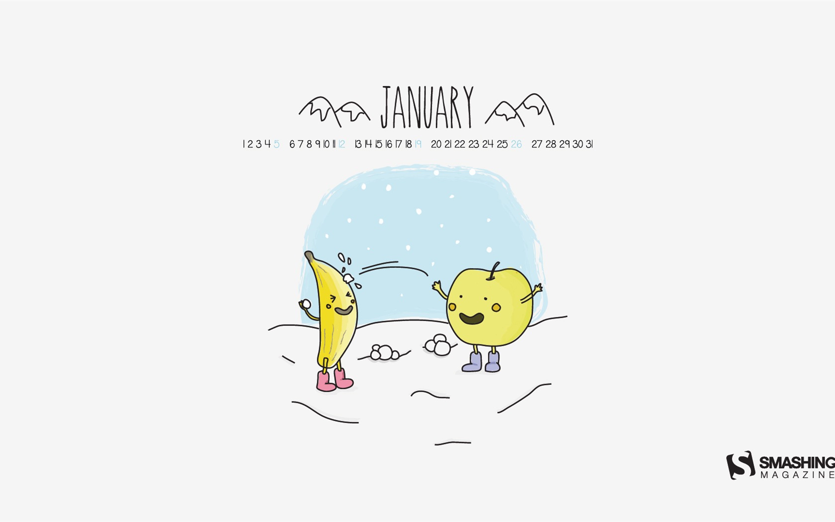 Januar 2014 Kalender Wallpaper (2) #15 - 1680x1050