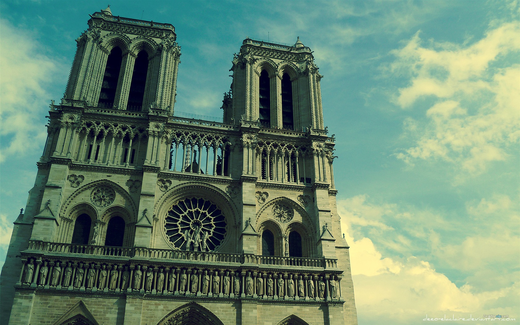 Notre Dame HD Tapety na plochu #2 - 1680x1050