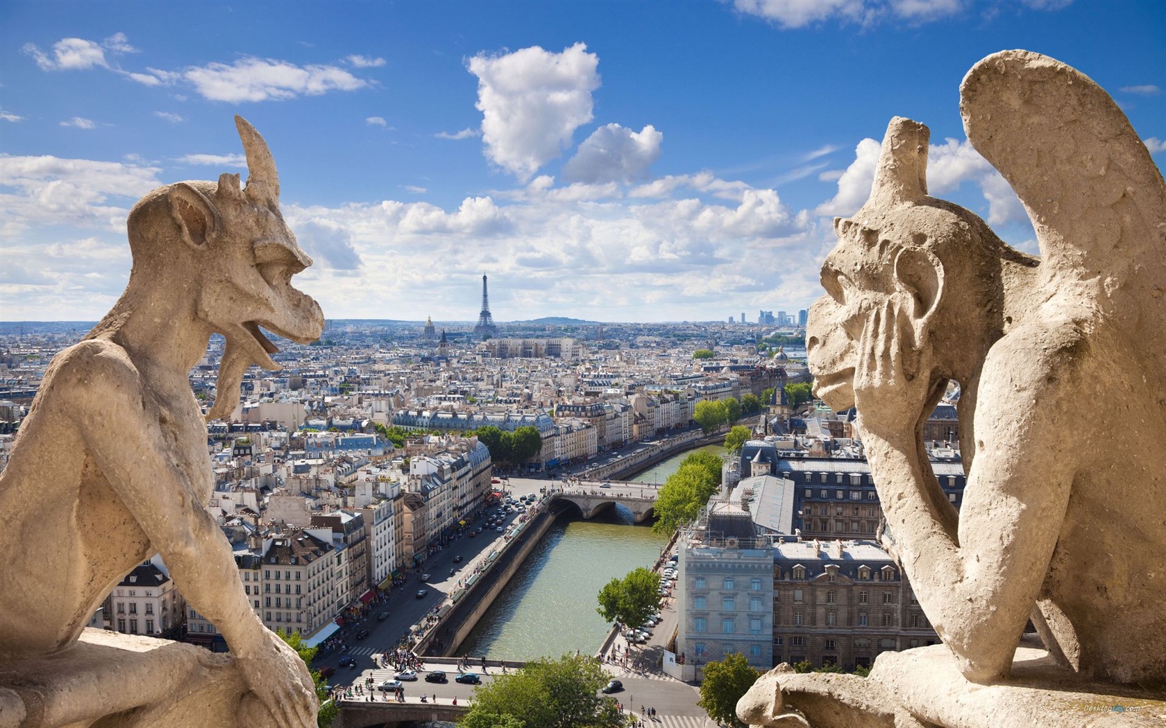 Notre Dame HD Tapety na plochu #13 - 1680x1050