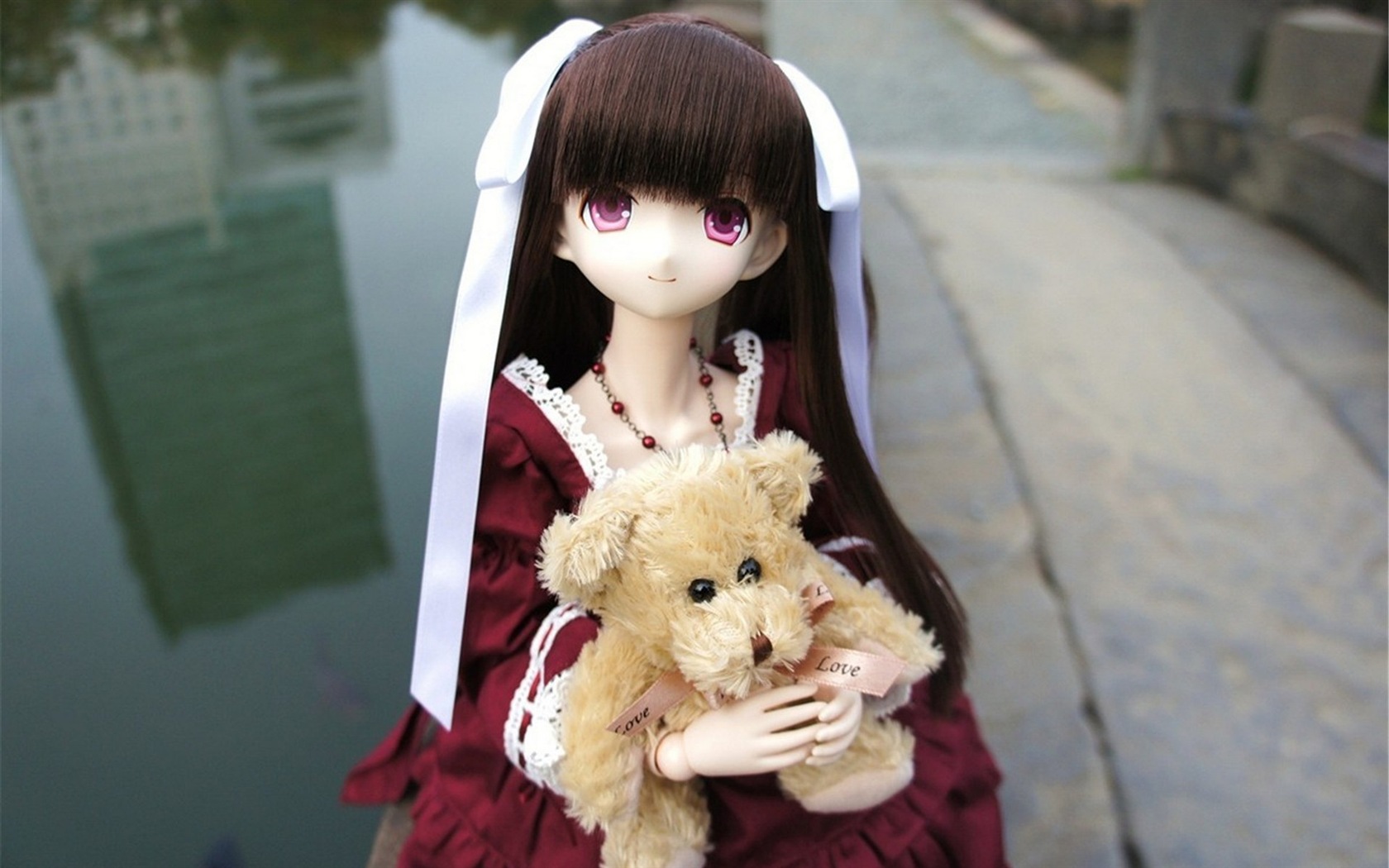 Krásné Super Dollfie hračky dívky HD Tapety na plochu #10 - 1680x1050