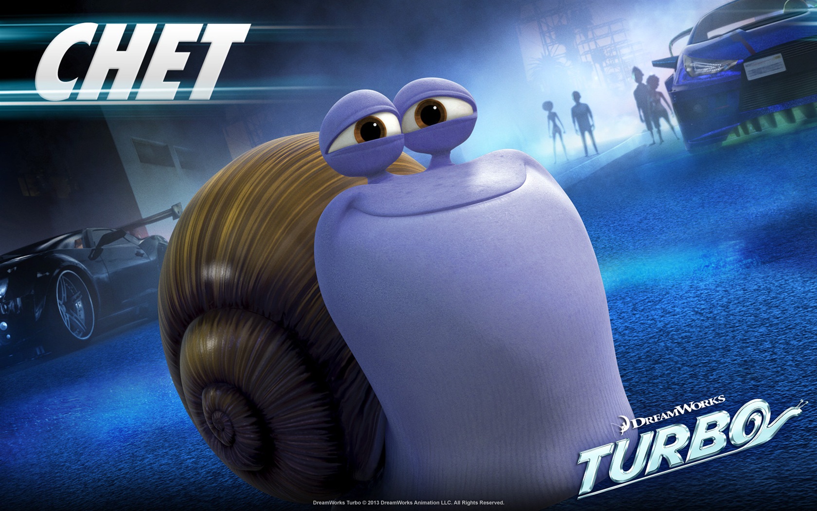 3D film Turbo HD tapety na plochu #3 - 1680x1050
