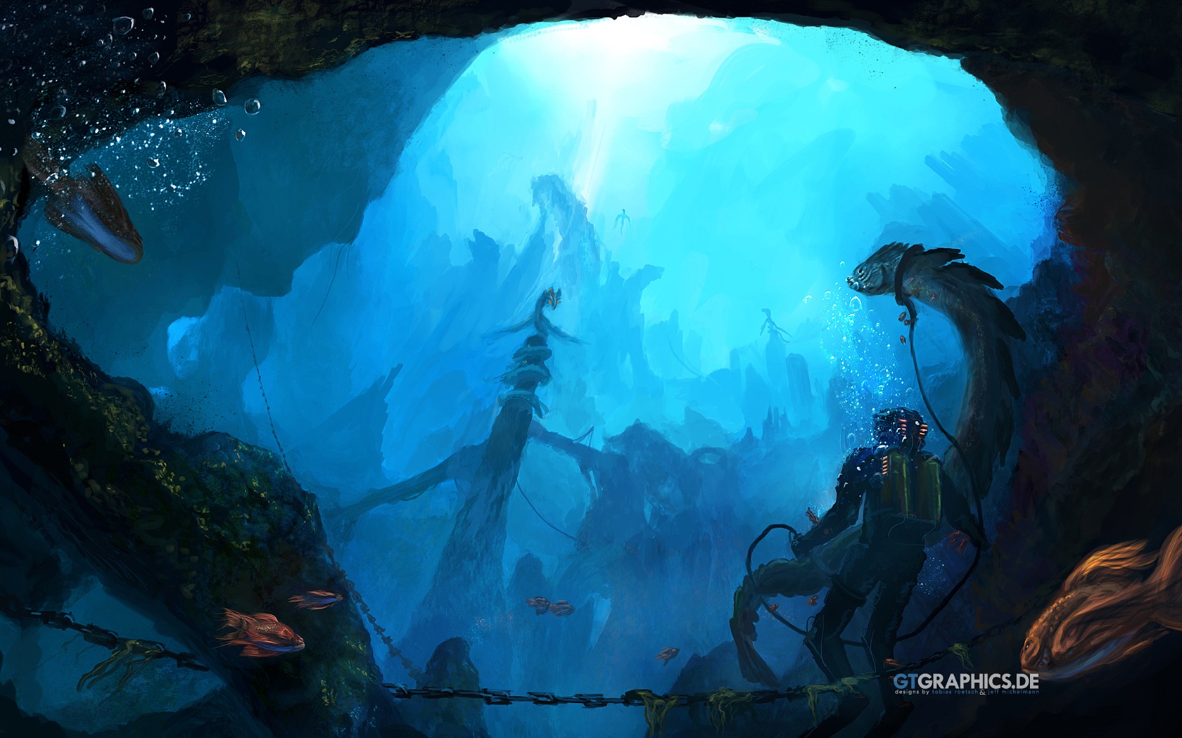 GTGraphics 科幻主題 Windows 8 高清壁紙 #3 - 1680x1050