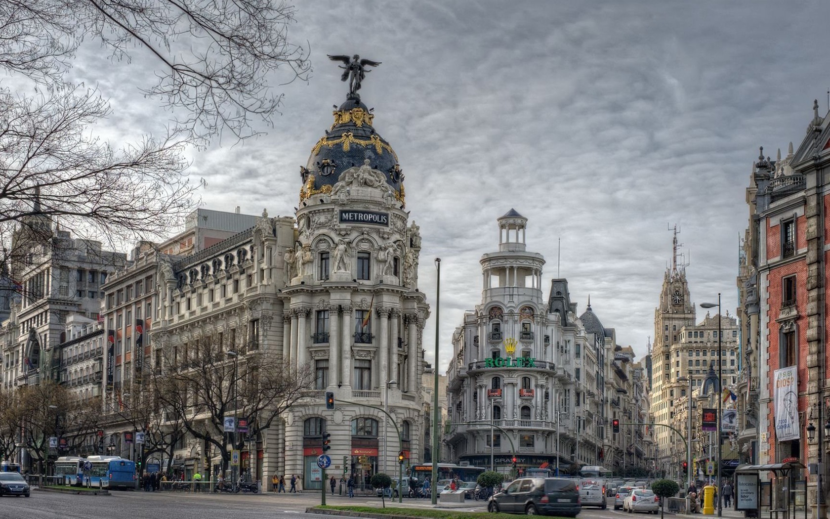 Capitale espagnole de Madrid, ville paysage fonds d'écran HD #11 - 1680x1050