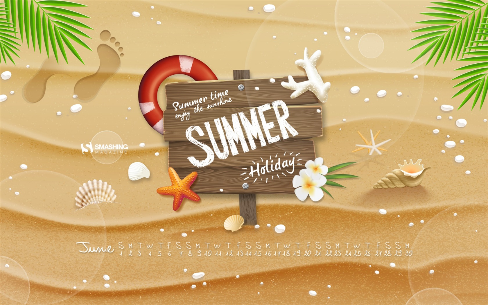 June 2014 calendar wallpaper (2) #1 - 1680x1050