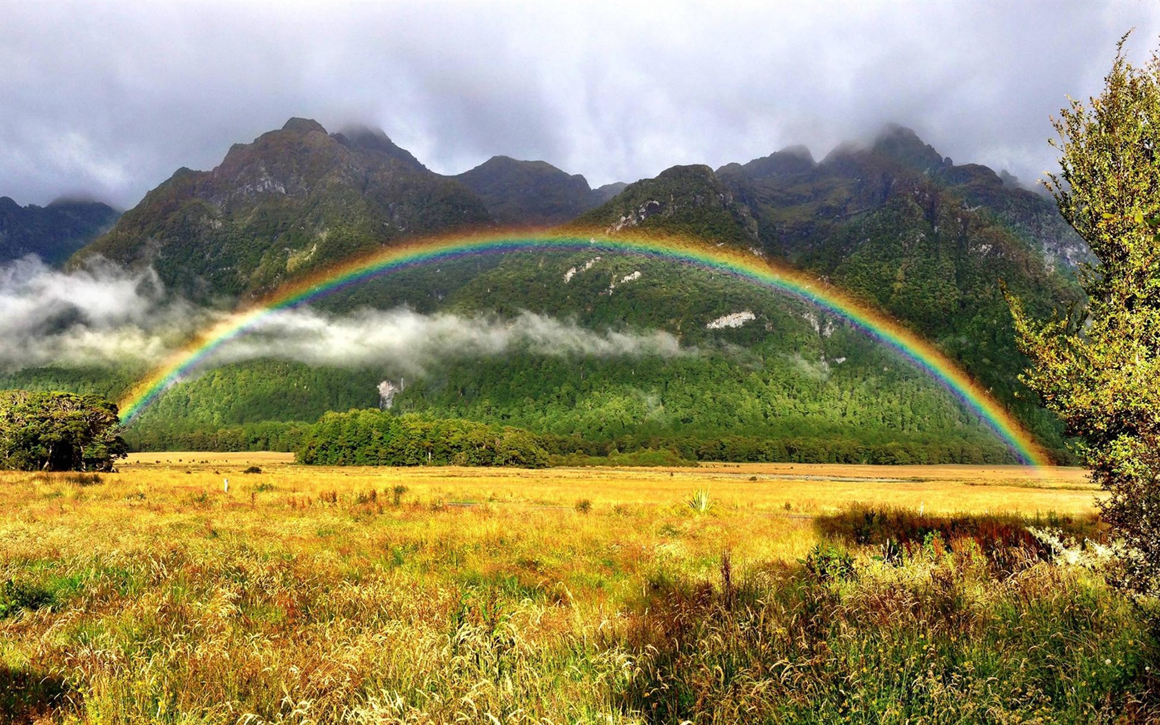 Beautiful rainbow scenery HD wallpapers #5 - 1680x1050