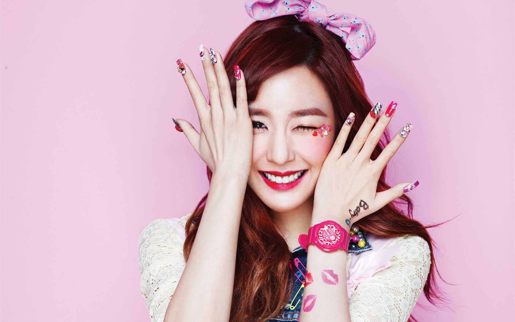 Girls Generation SNSD Casio Kiss Me Baby-G tapety #7 - 1680x1050