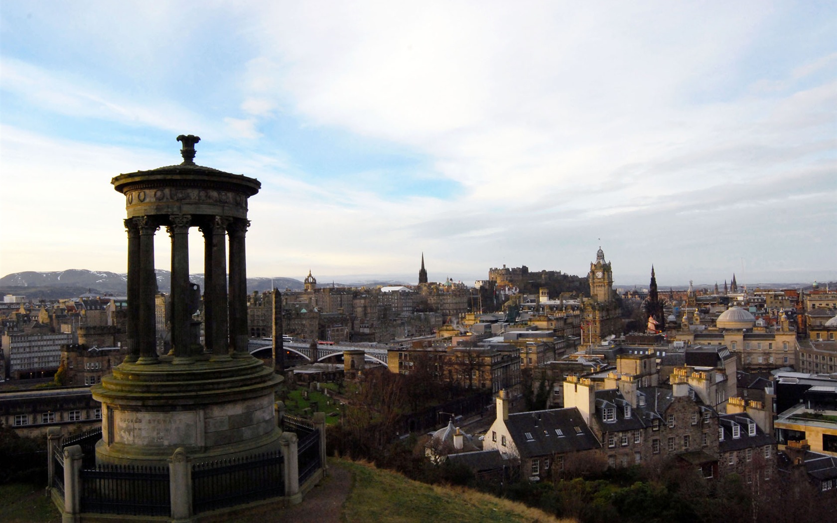 Krásné město Edinburgh, Skotsko HD Tapety na plochu #3 - 1680x1050
