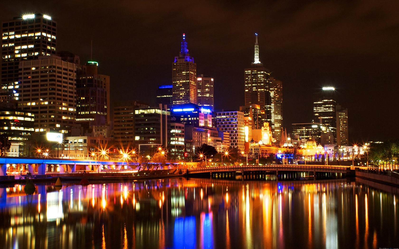 호주 멜버른 도시의 HD 배경 화면 #5 - 1680x1050