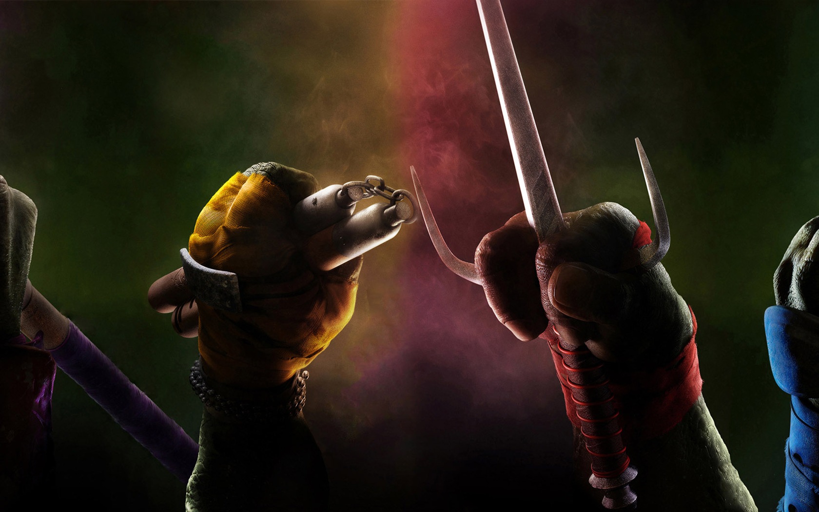 2014 fondos de pantalla de la película Teenage Mutant Ninja Turtles HD #17 - 1680x1050