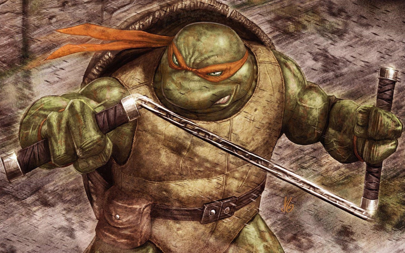 2014 Teenage Mutant Ninja Turtles 忍者神龟 高清影视壁纸18 - 1680x1050