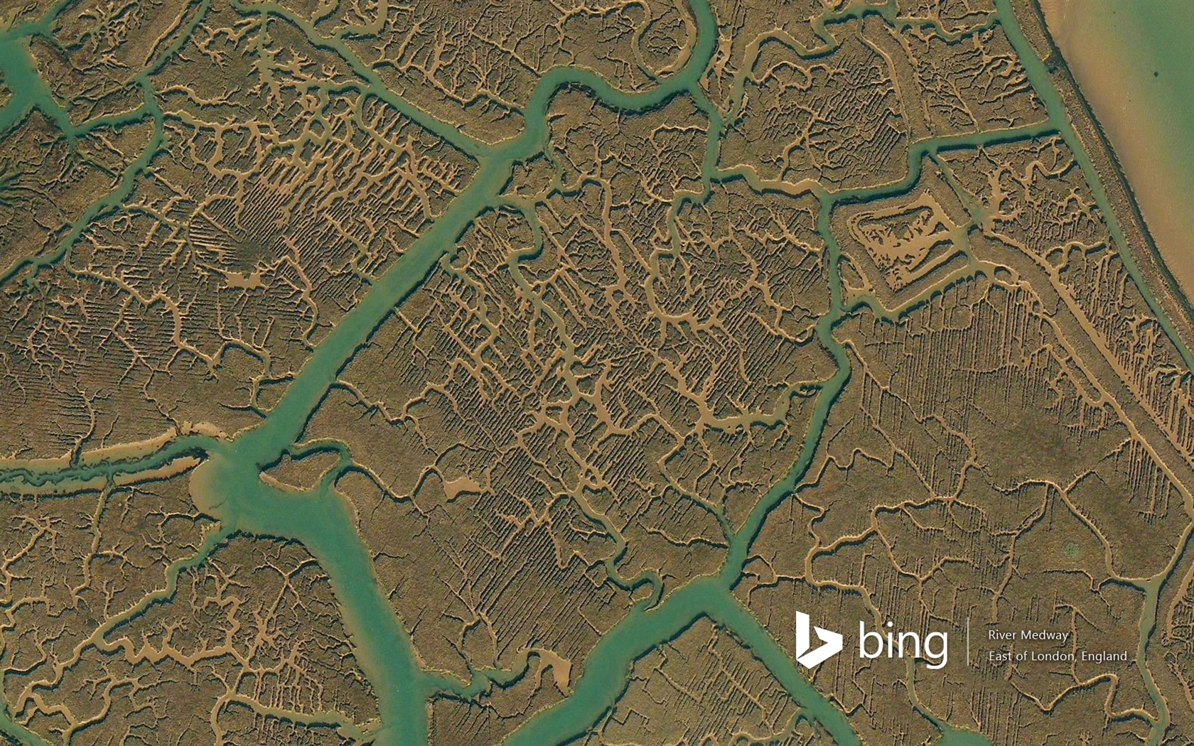 Microsoft Bing écran HD: Vue aérienne de l'Europe #11 - 1680x1050