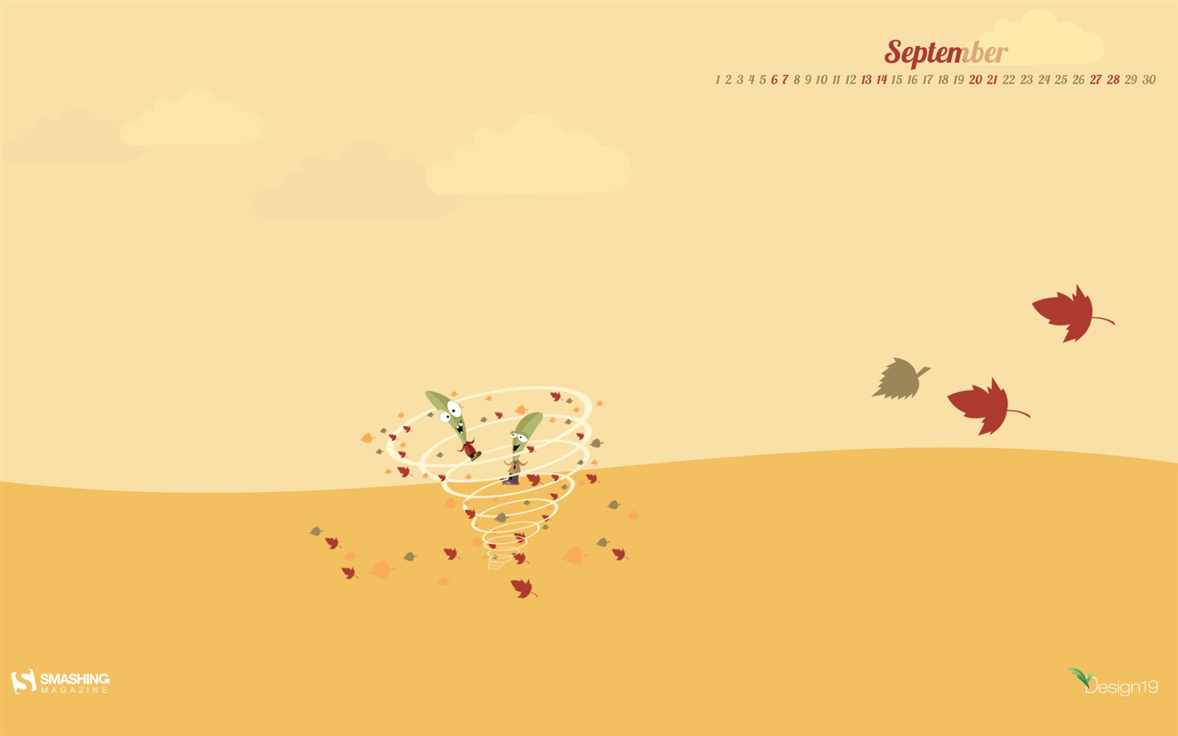 September 2014 Calendar wallpaper (2) #9 - 1680x1050