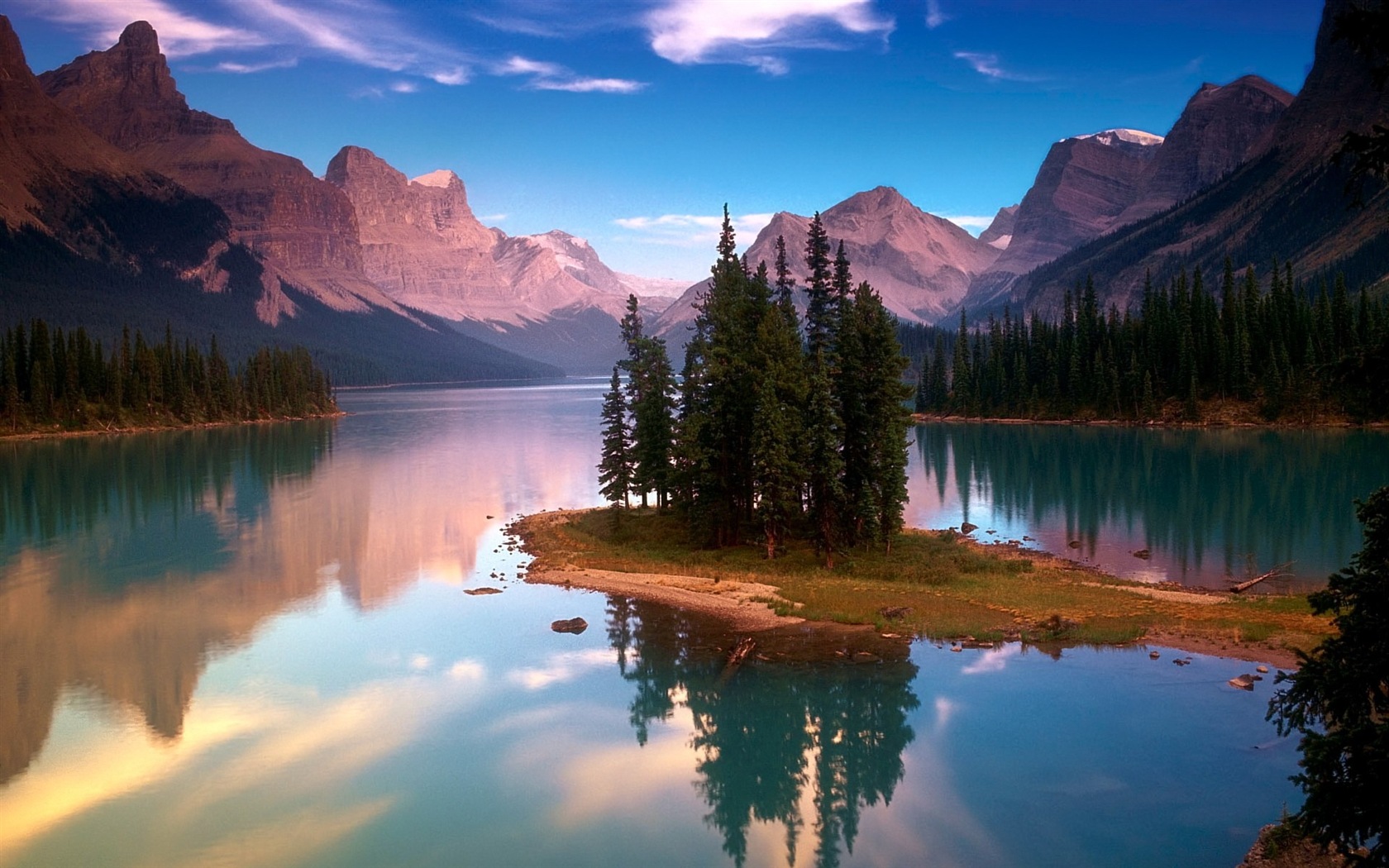 Soleil lacs de la forêt beauté de la nature d'écran HD #15 - 1680x1050