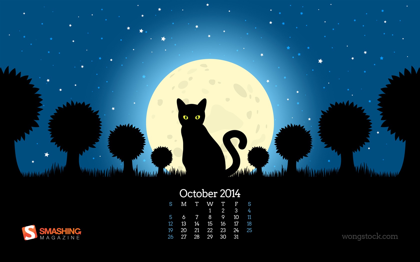 Oktober 2014 Kalender Tapete (2) #14 - 1680x1050