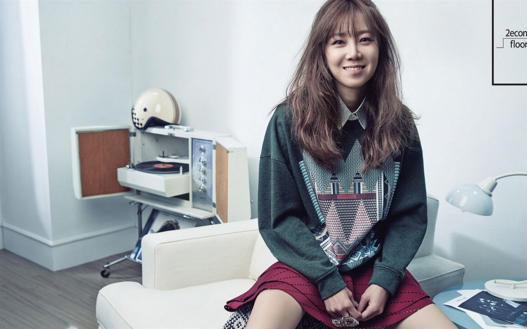 South Korea beautiful girl Kong Hyo Jin HD wallpaper #9 - 1680x1050