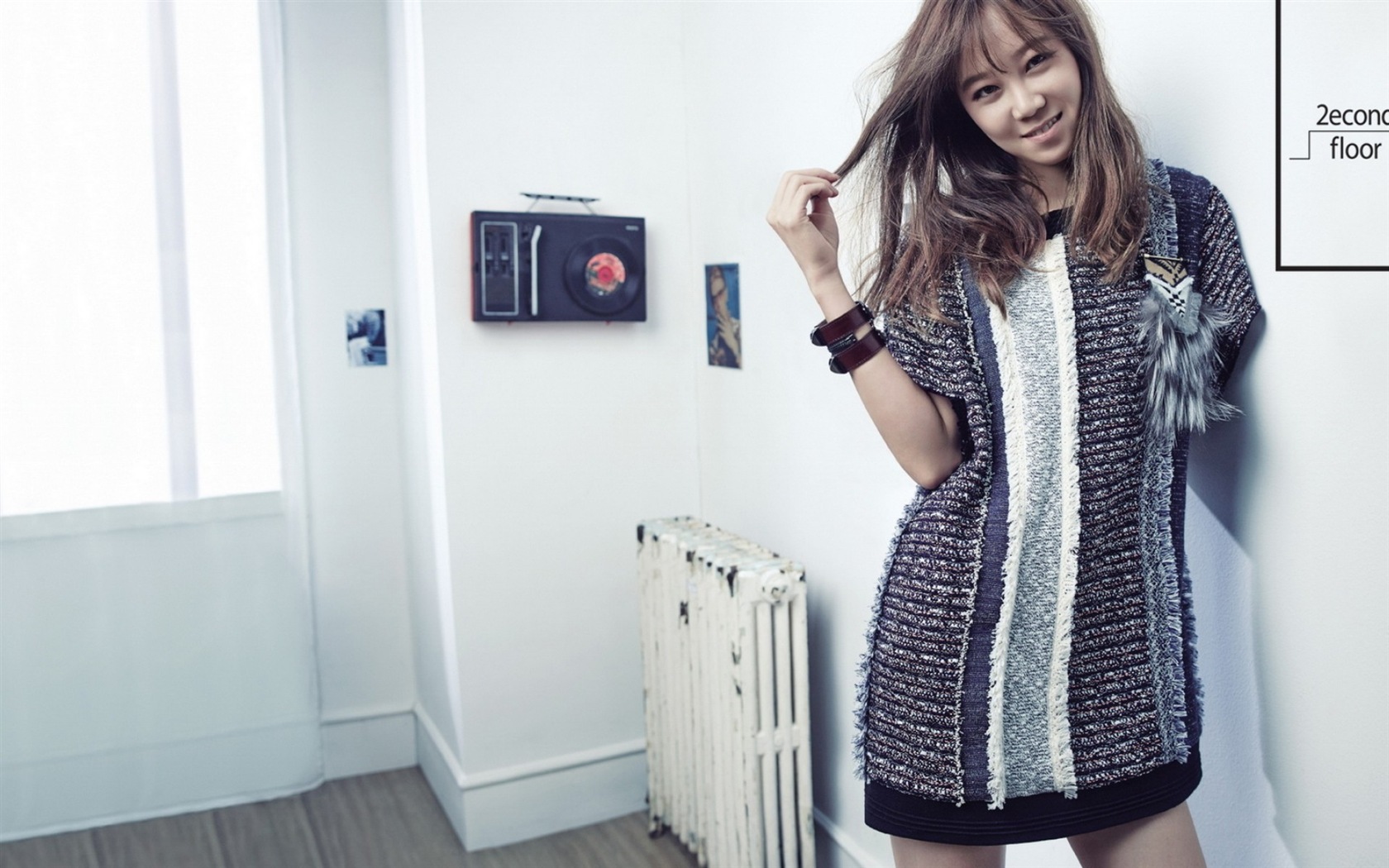 South Korea beautiful girl Kong Hyo Jin HD wallpaper #13 - 1680x1050